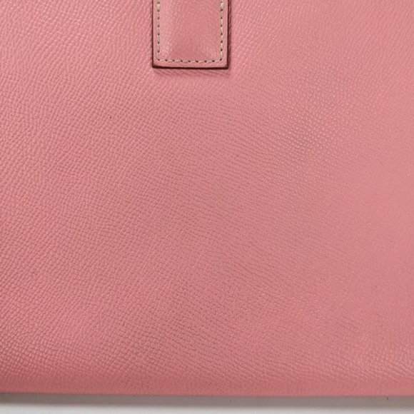 SOLD Hermes Courchevel Jige 29 Rose Confetti Pink Leather Clutch - Picture 5 of 7